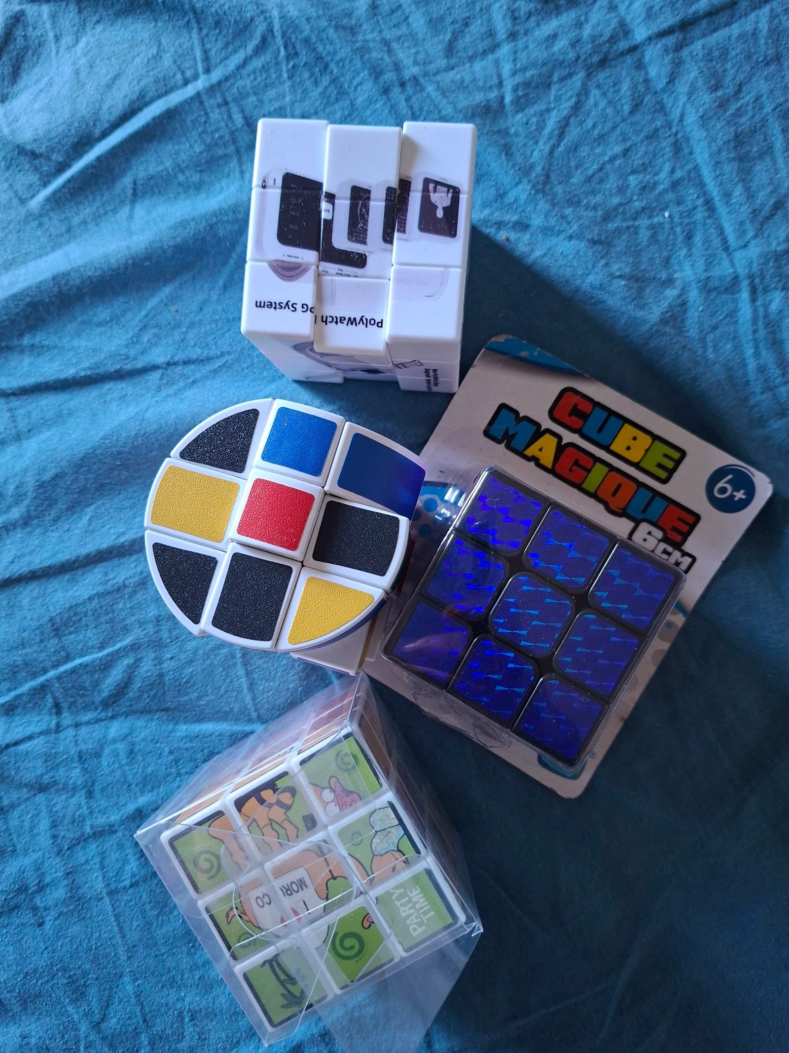 Lote 4 Quebra-cabeças / Cubos – photo 3